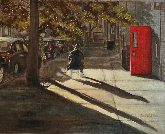 Original oil painting "Quincy Street"